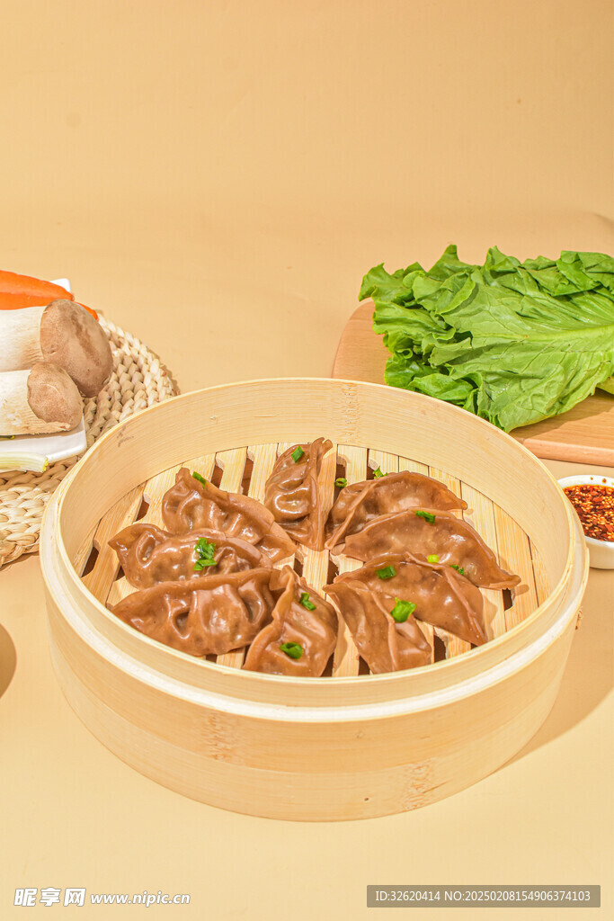 燕麦饺 蒸饺 