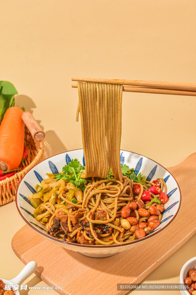 荞麦面 拌面