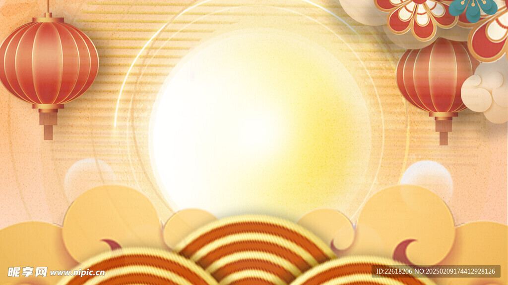 新年海报背景素材