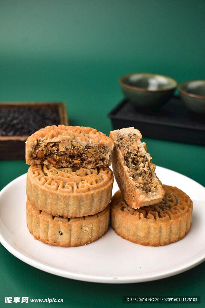 月饼 茶点
