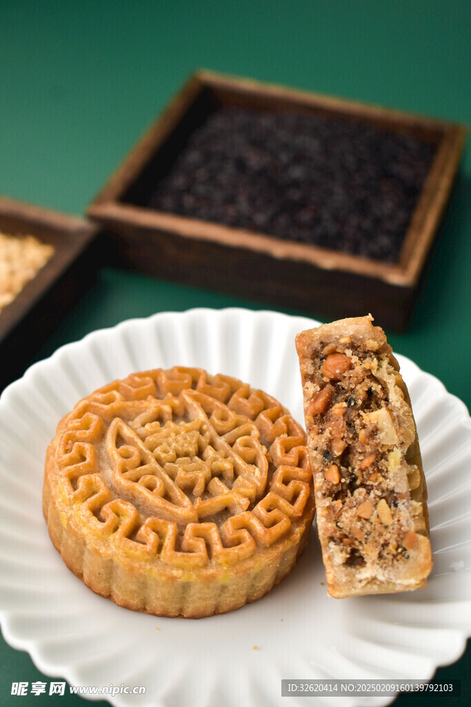 月饼 茶点