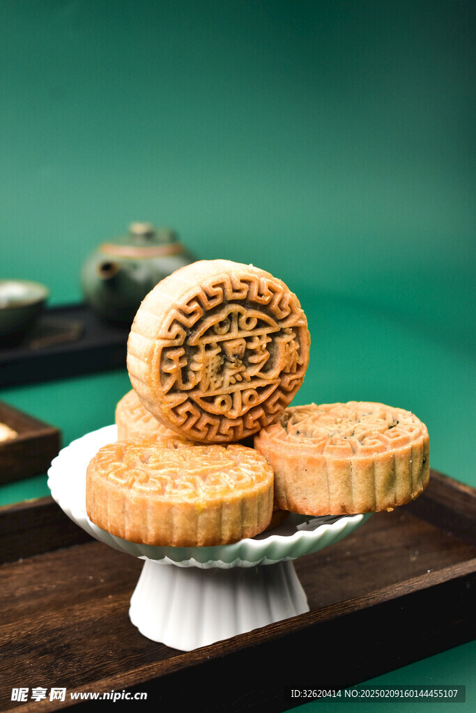 月饼 茶点