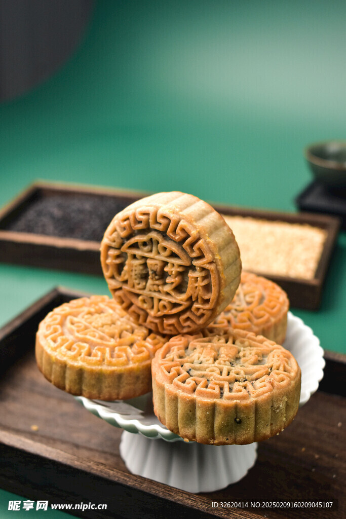 月饼 茶点
