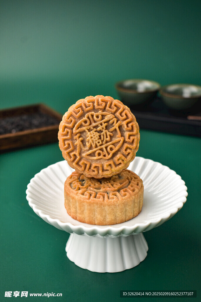 月饼 茶点
