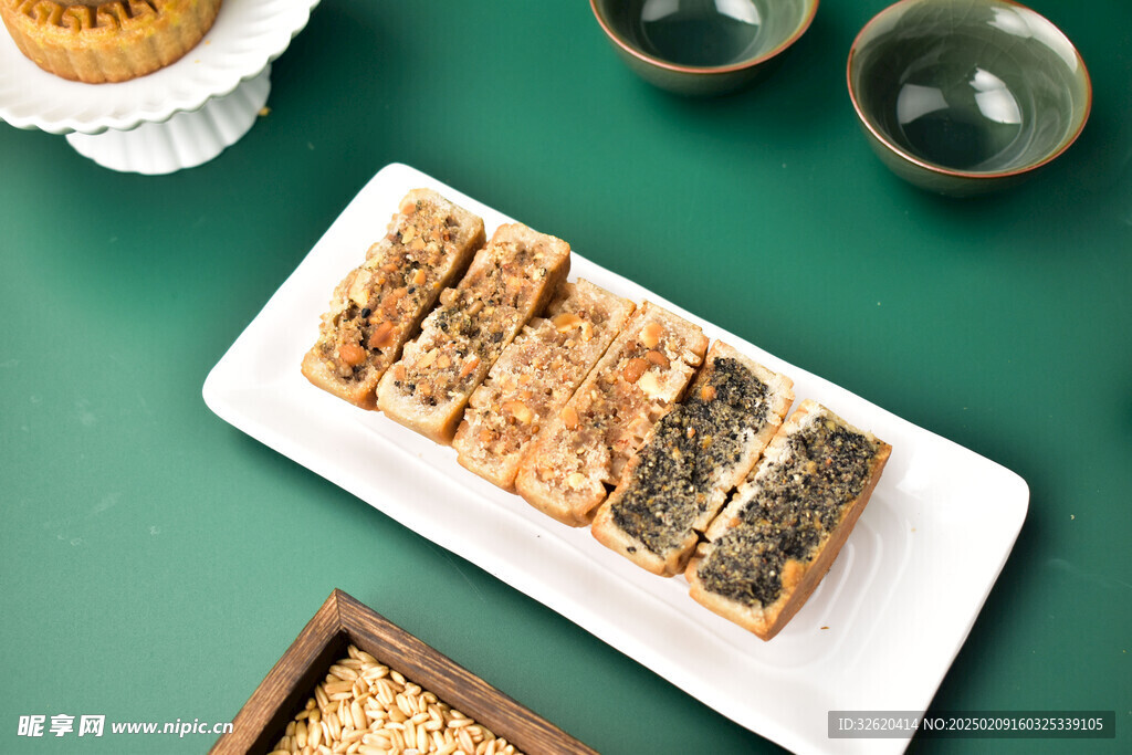 五仁月饼 茶点