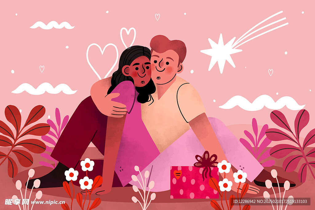 情人节插画