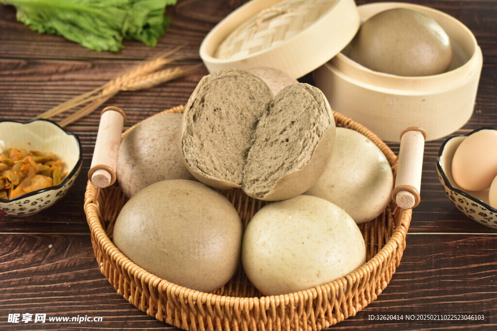 燕麦包 馒头 