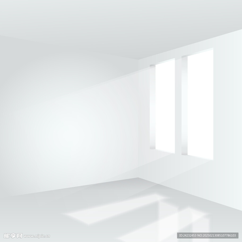白色空间背景