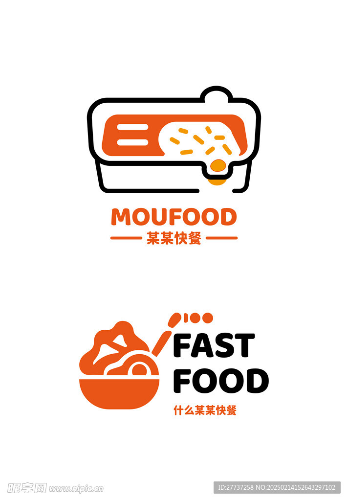 快餐店logo图标矢量标志