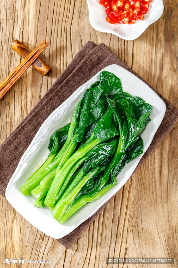 白灼菜心