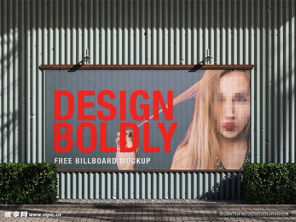 户外广告样机