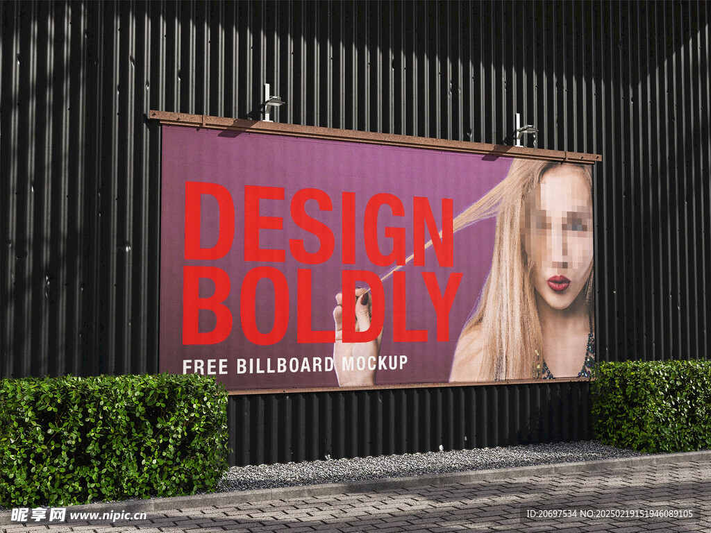 户外广告样机
