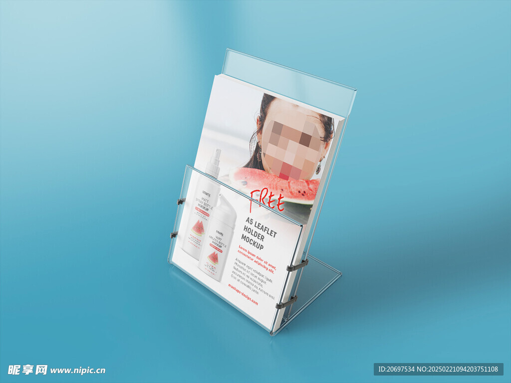 亚克力宣传架样机