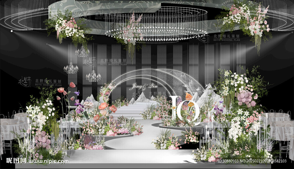 花园水晶婚礼效果图