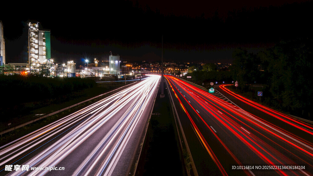 高速公路夜景