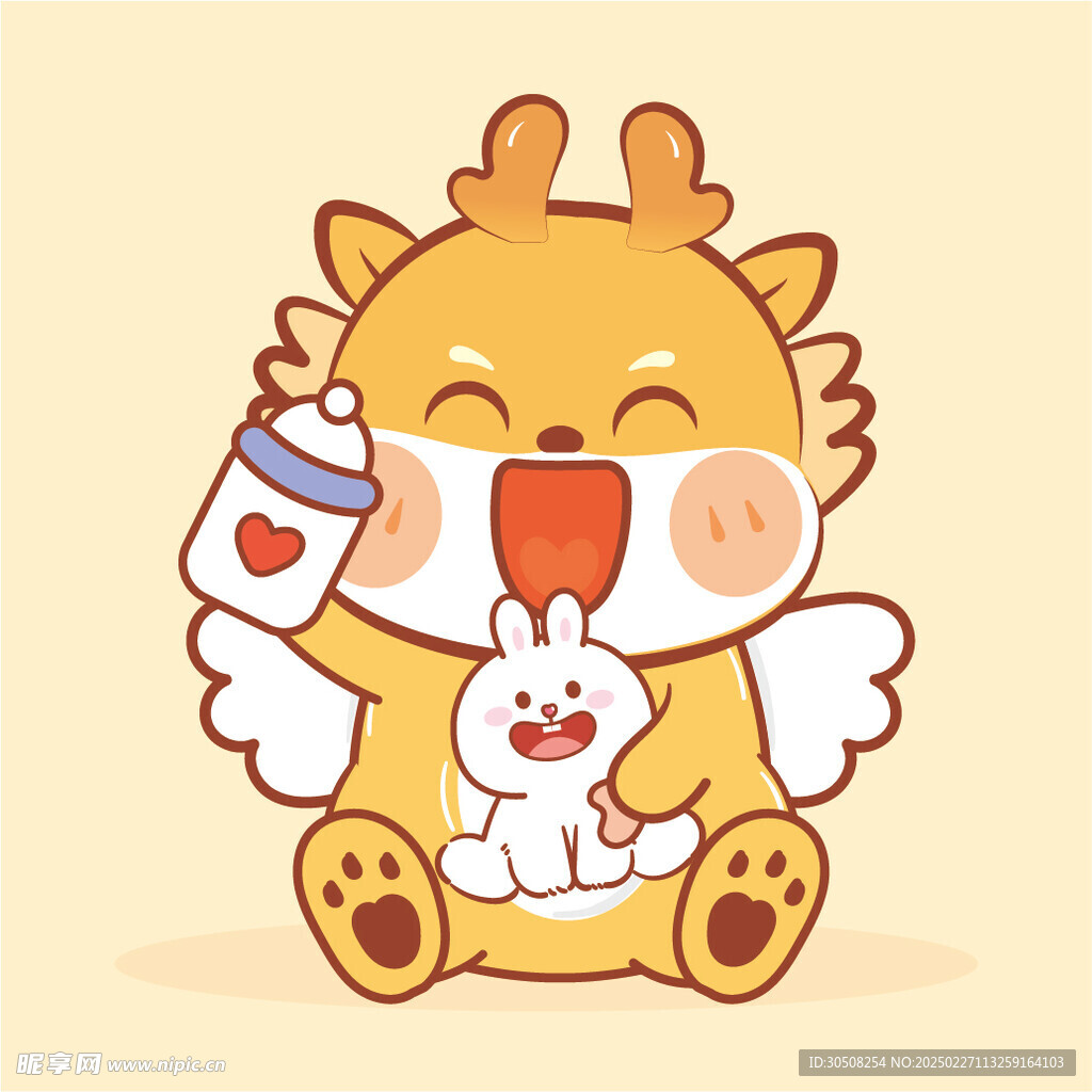 小飞龙宝宝摆件可爱卡通