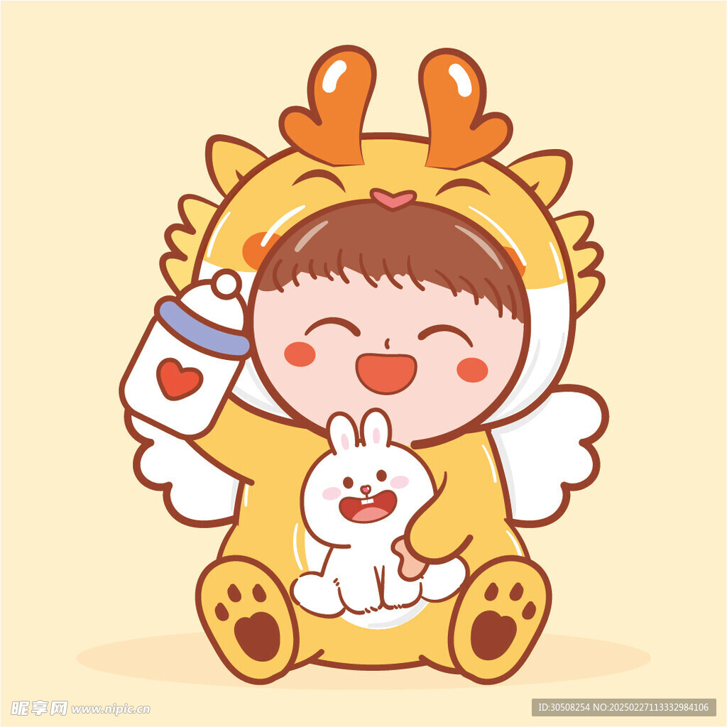 小飞龙宝宝摆件卡通