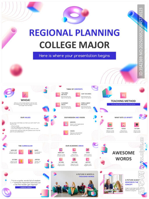 个人简介作品集PPT图片