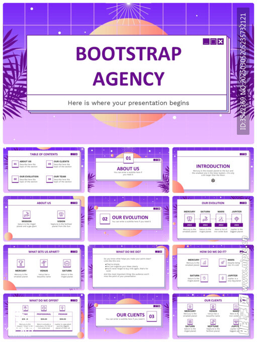 个人简介作品集PPT图片