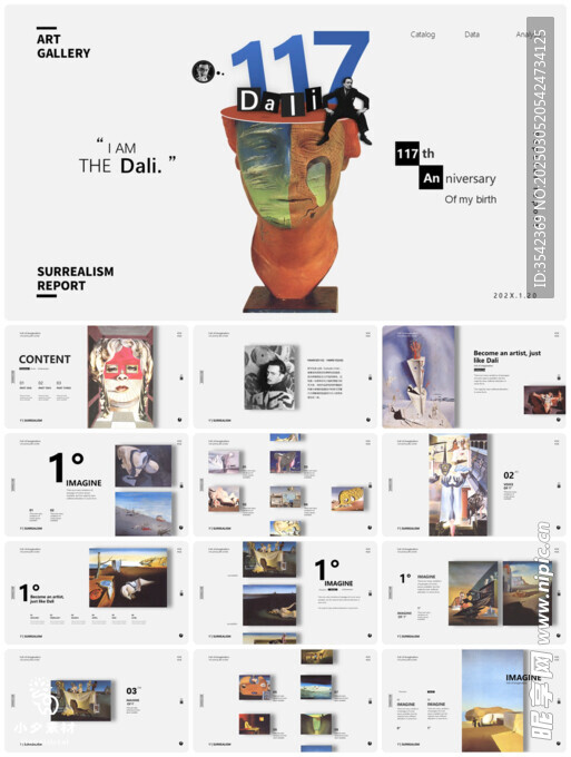 个人简介作品集PPT图片