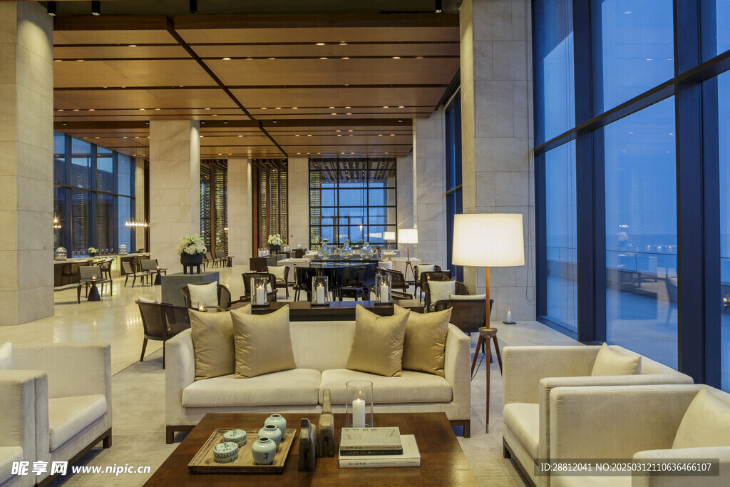 酒店大堂接待区