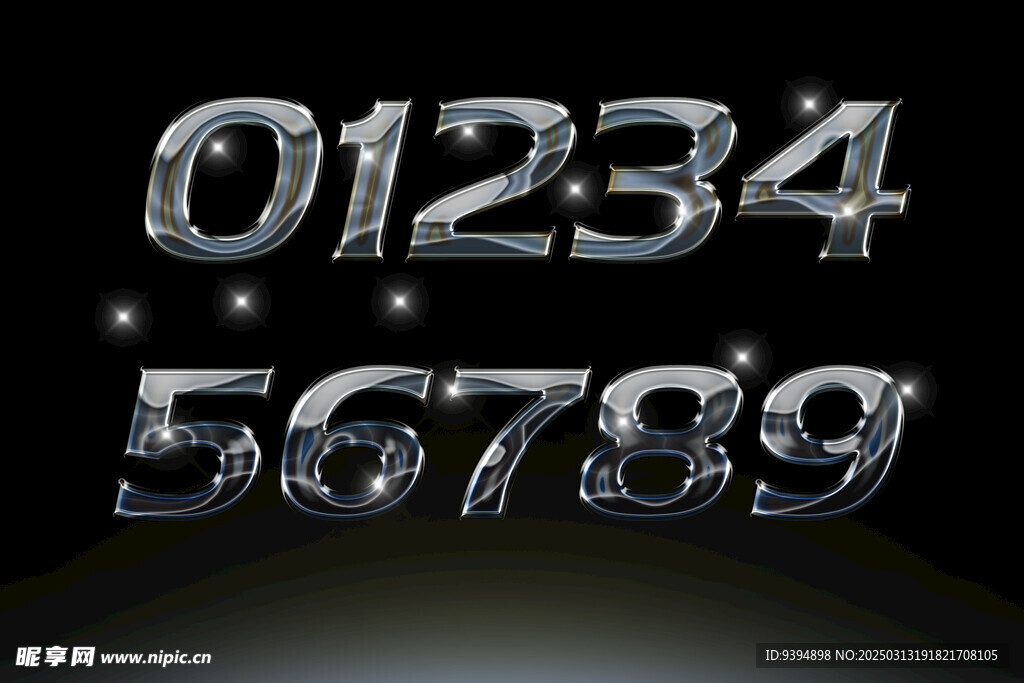 金属质感数字PSD样机