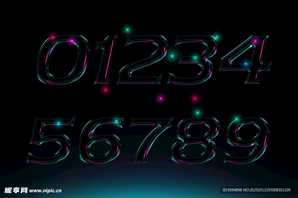 星空数字PSD样机素材