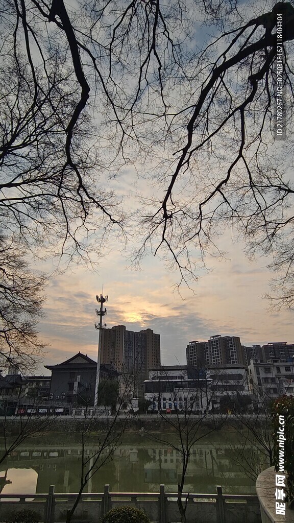 傍晚风景摄影
