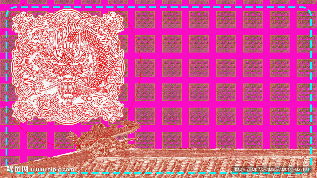 古风屋檐顶