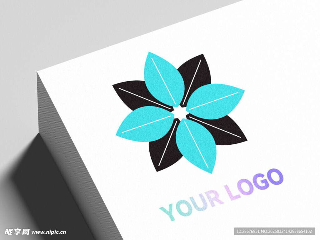 纸面LOGO样机效果图