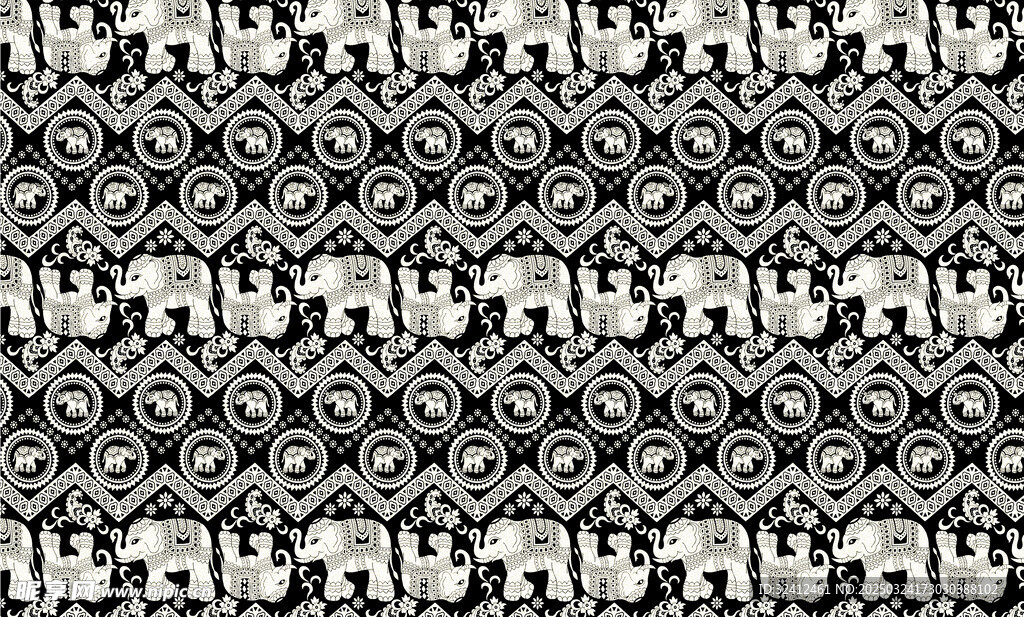 数码印花 小花 花朵 图案 设