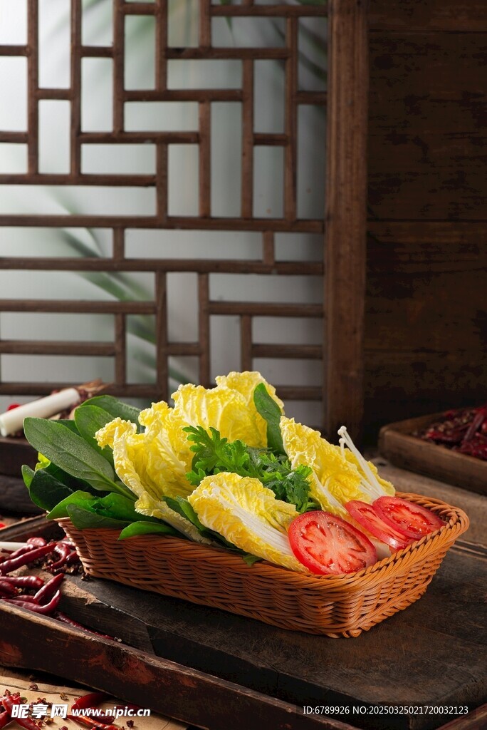 火锅蔬菜拼盘