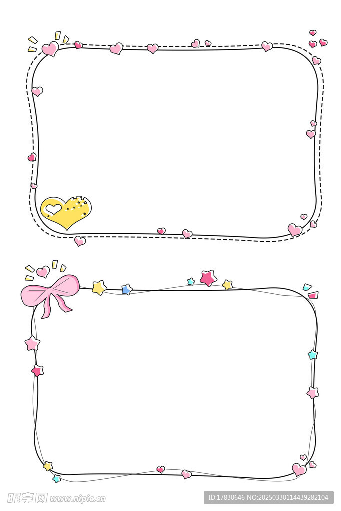 卡通边框