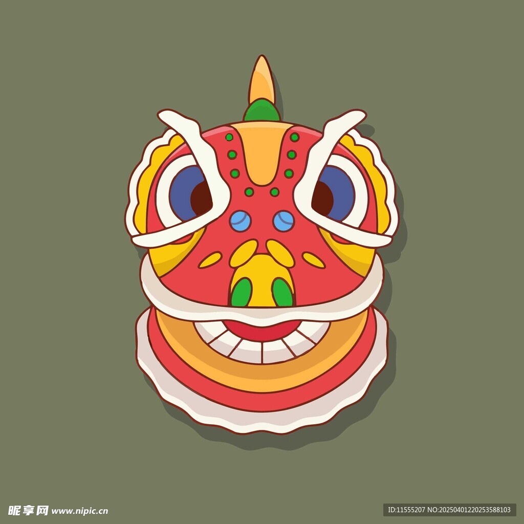舞狮头中华传统艺术非遗