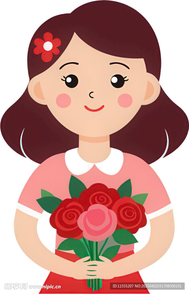 鲜花少女