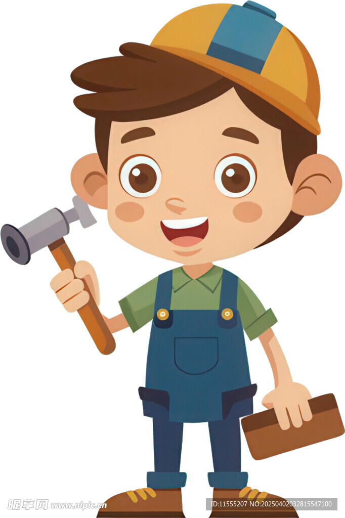 男孩持工具似搞修理工作