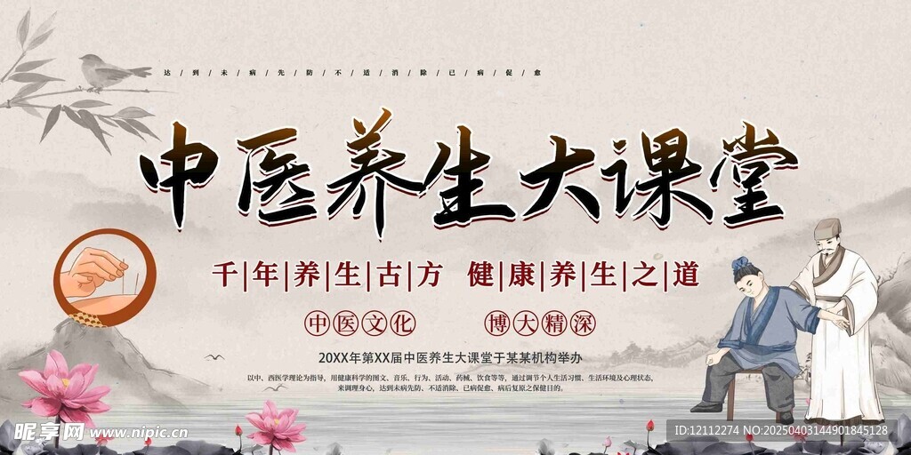 中医养生宣传栏