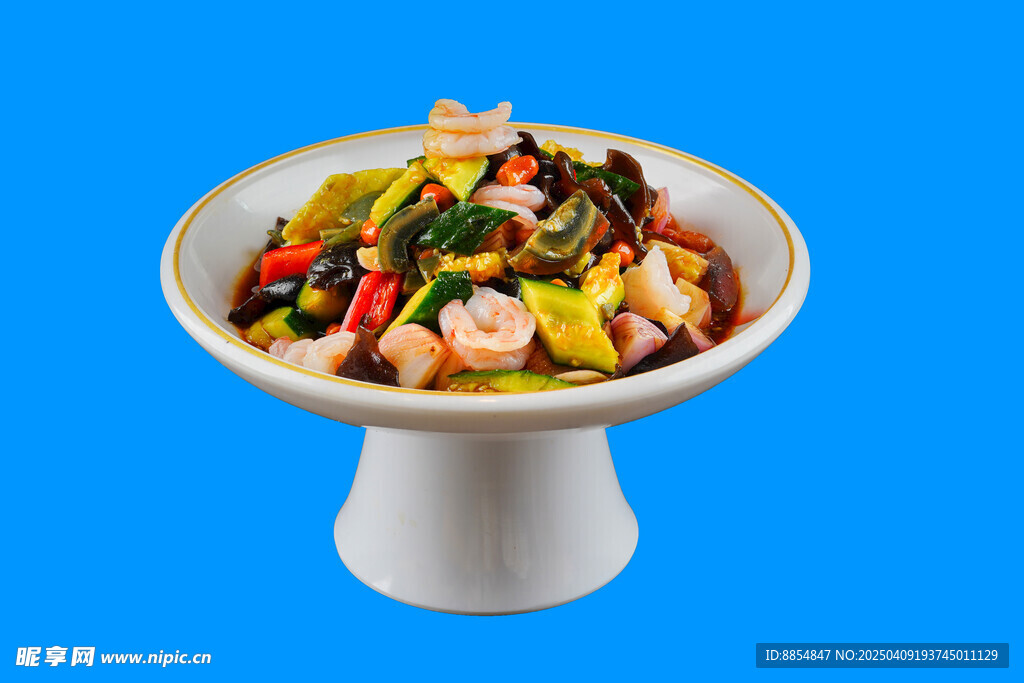 海鲜小炒什锦拼盘