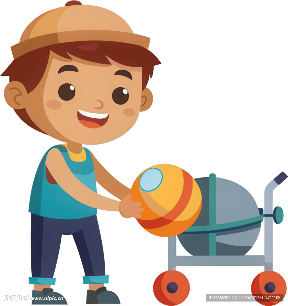 孩子玩具角色扮演免抠图
