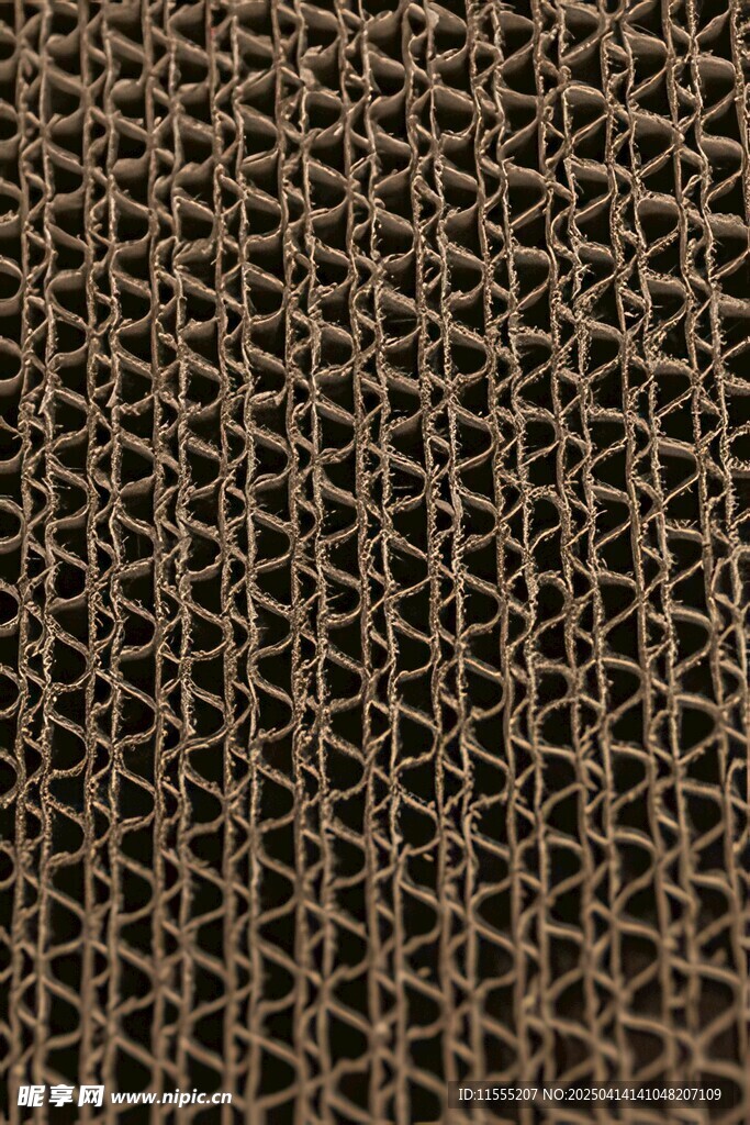 牛皮纸箱瓦楞纸高清素材图