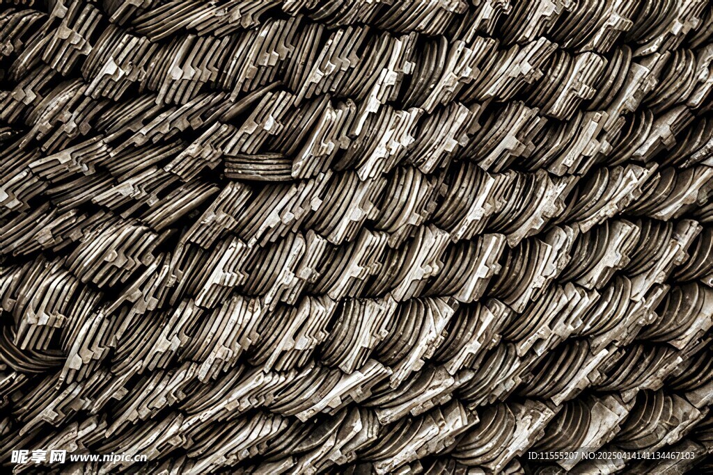 牛皮纸箱瓦楞纸高清素材图