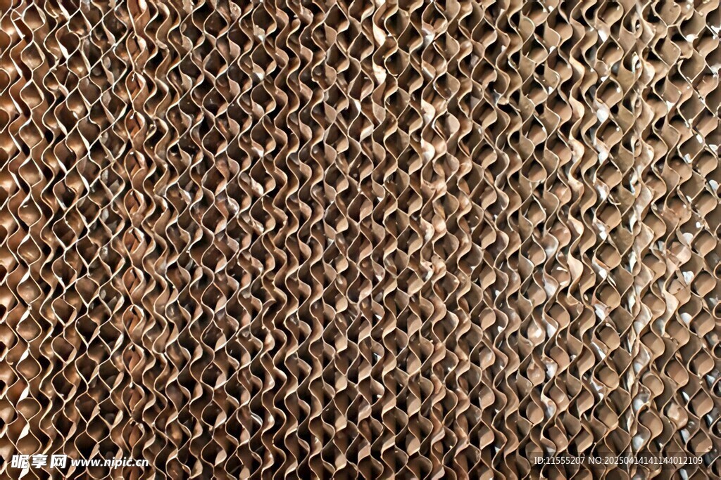 牛皮纸箱瓦楞纸高清素材图