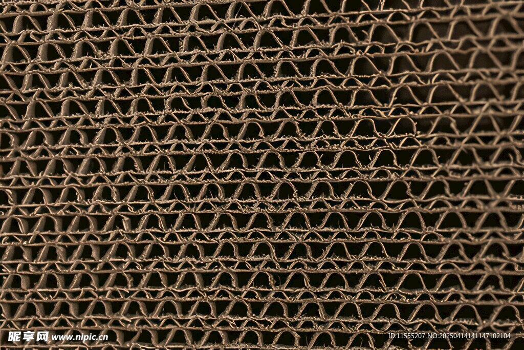 牛皮纸箱瓦楞纸高清素材图