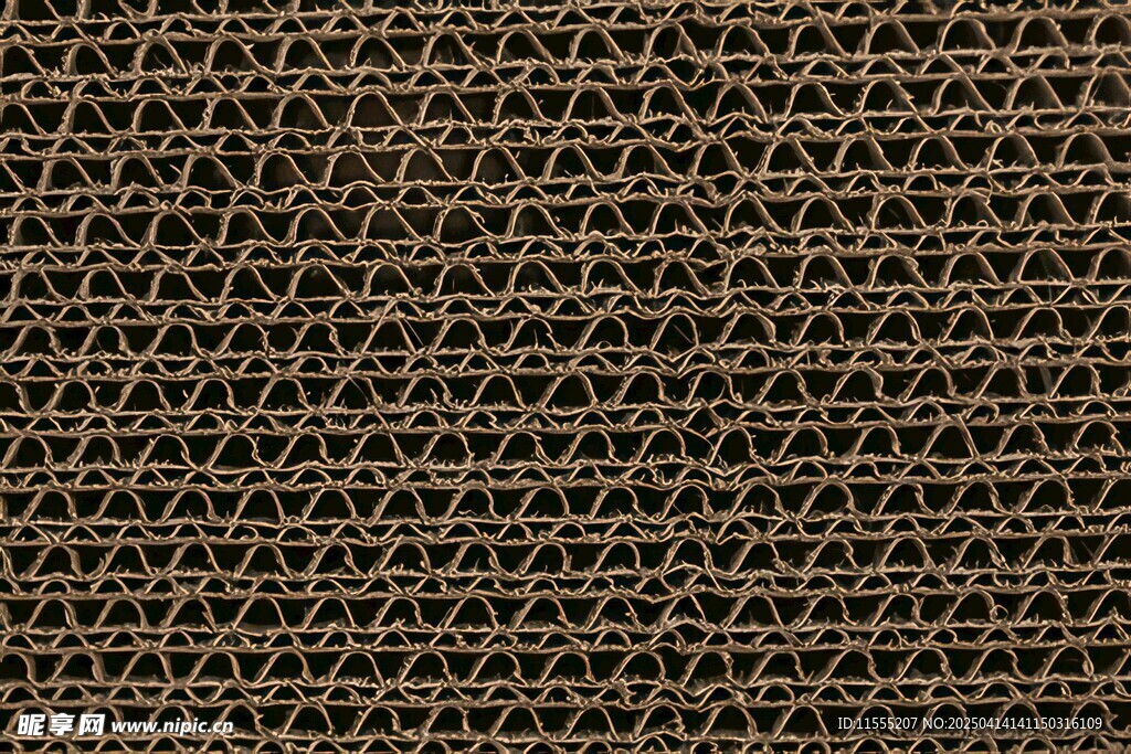 牛皮纸箱瓦楞纸高清素材图