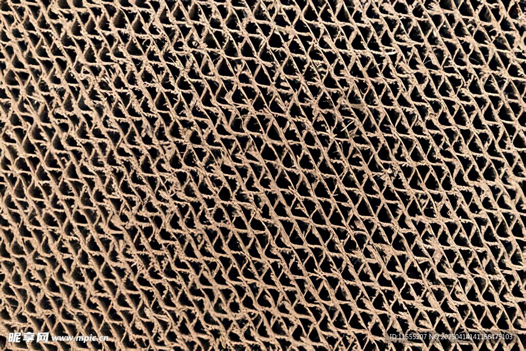 牛皮纸箱瓦楞纸高清素材图