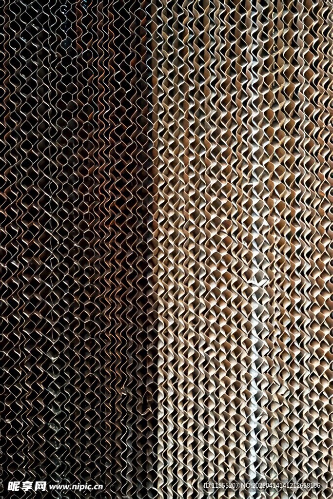 牛皮纸箱瓦楞纸高清素材图