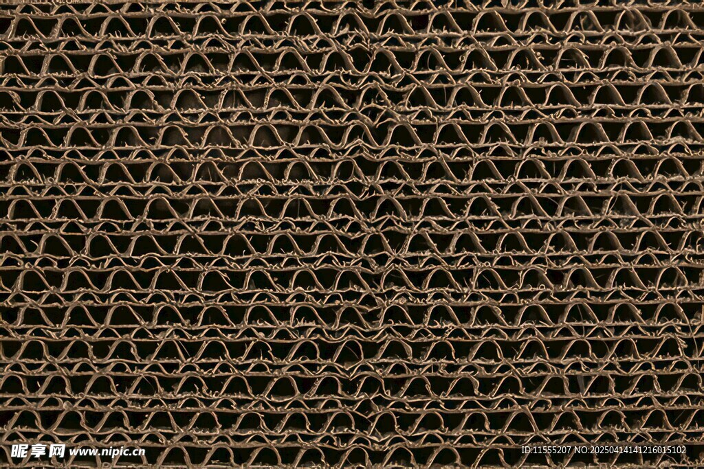 牛皮纸箱瓦楞纸高清素材图