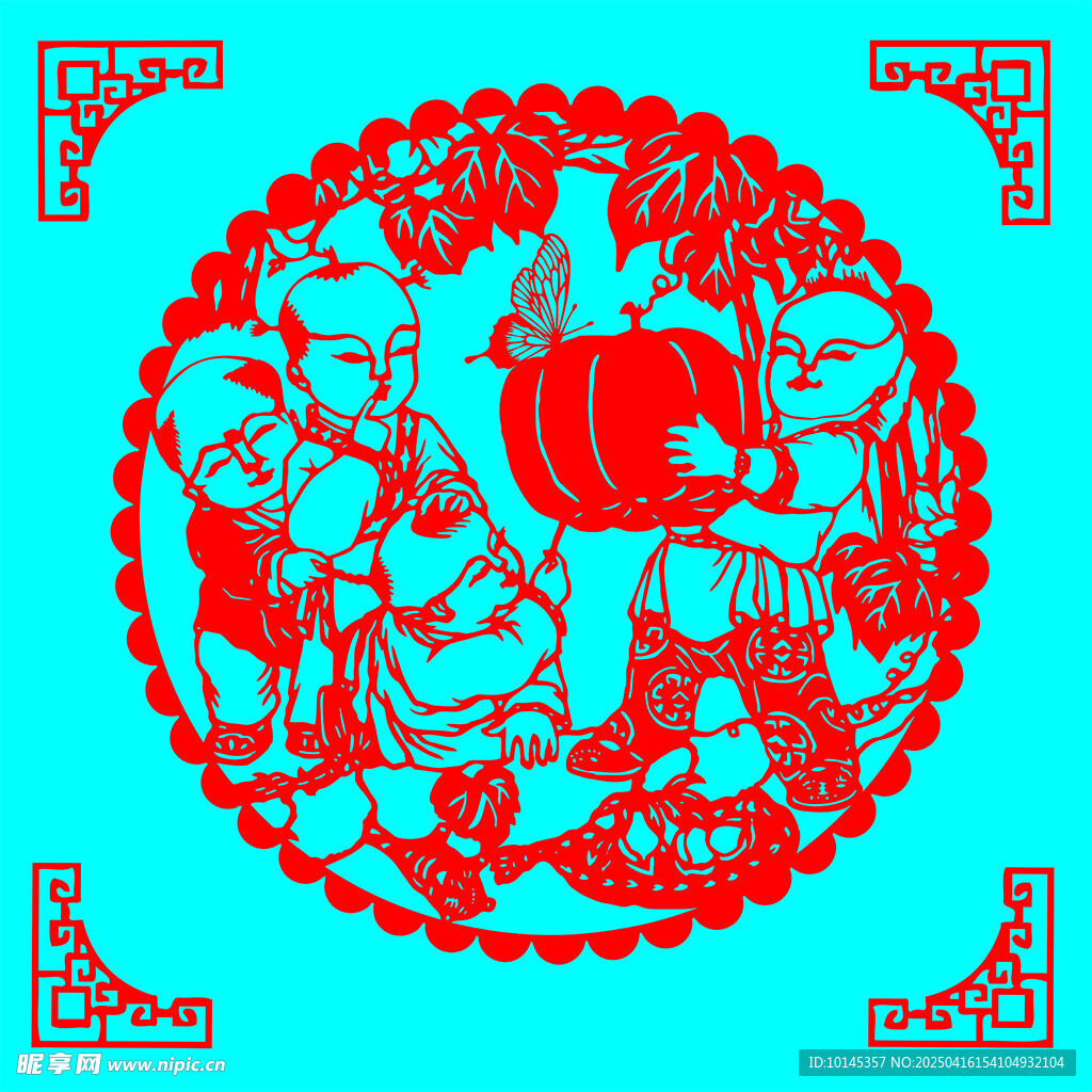 童趣剪纸