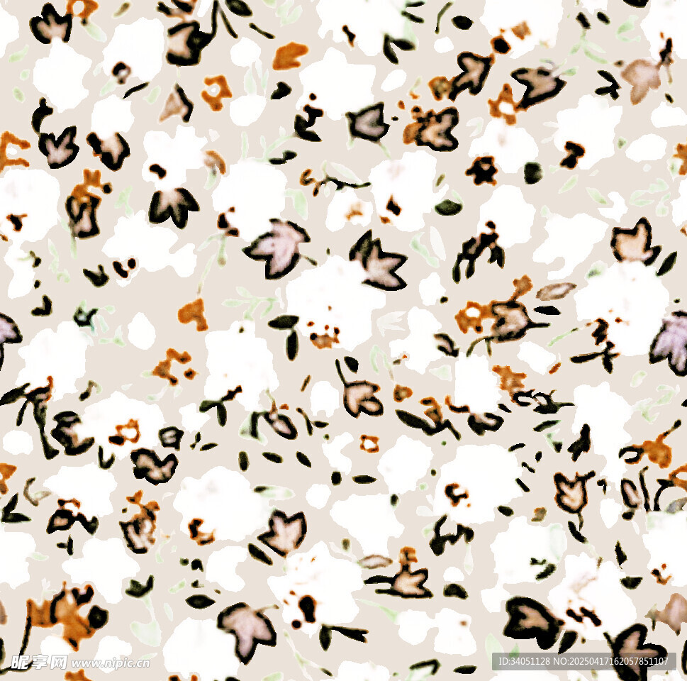 多彩斑点抽象图案纹理