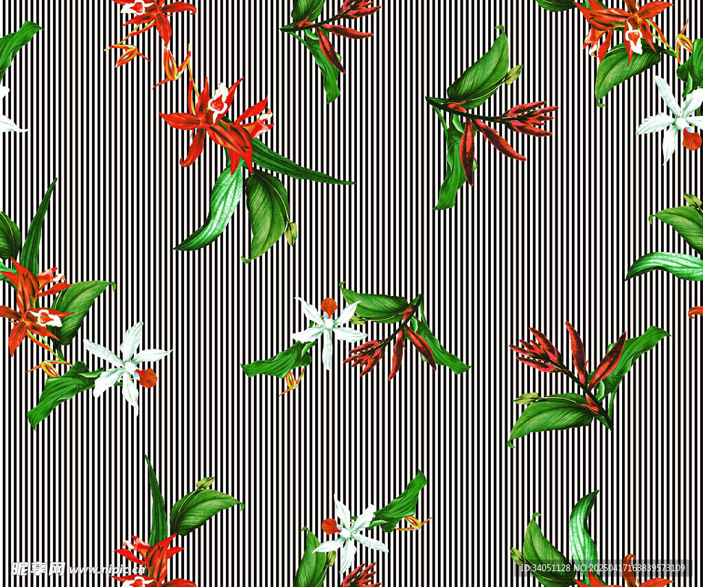 花卉图案背景图